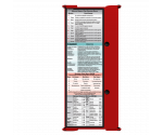 WhiteCoat Clipboard® Trifold - Red Occupational Therapy Edition